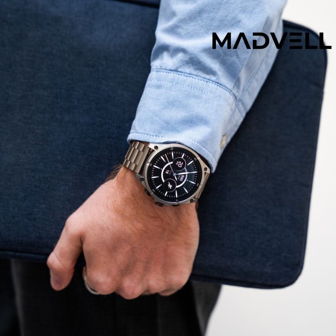 Madvell Onyx 3 - Štýl⌚ Výkon💪 Elegancia⌚️ 🟢Výkonné LED svietidlo 🟢Vodotesnosť 5ATM 🟢Záruka kvality od značky Madvell Tu sú...
