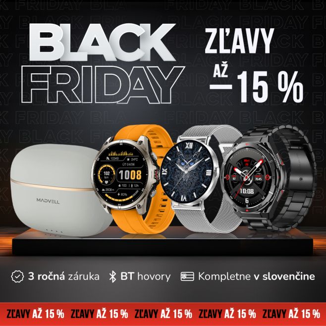 💣Black Friday na Madvellu je tu🖤 Inteligentné hodinky⌚ a slúchadlá🔈 sú teraz o 15% lacnejšie❗️ Doprajte radosť sebe alebo...